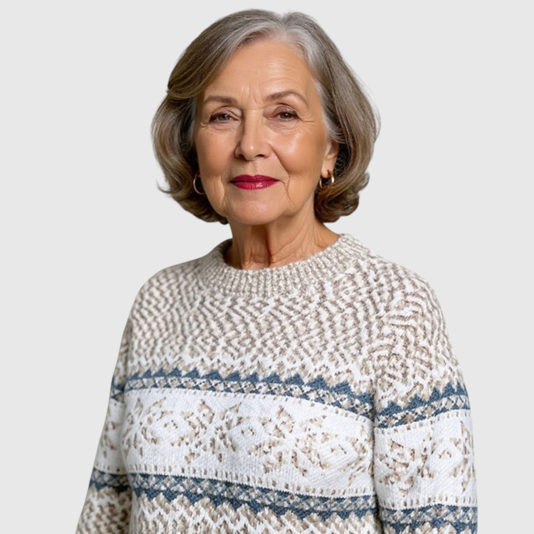 Melanie - Vintage islandský vlněný svetr