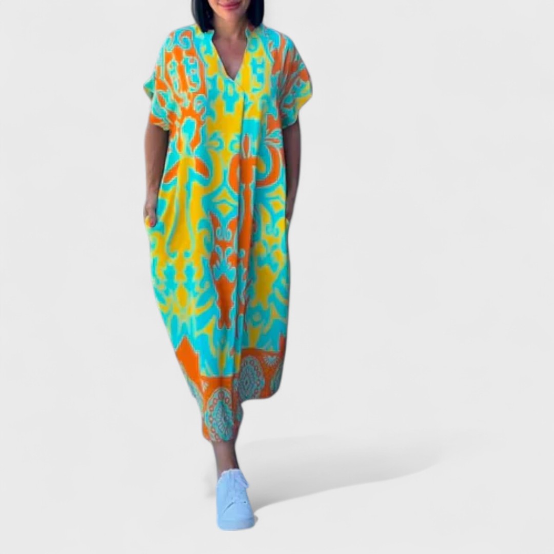 Alena - Elegantní Květinové Šaty