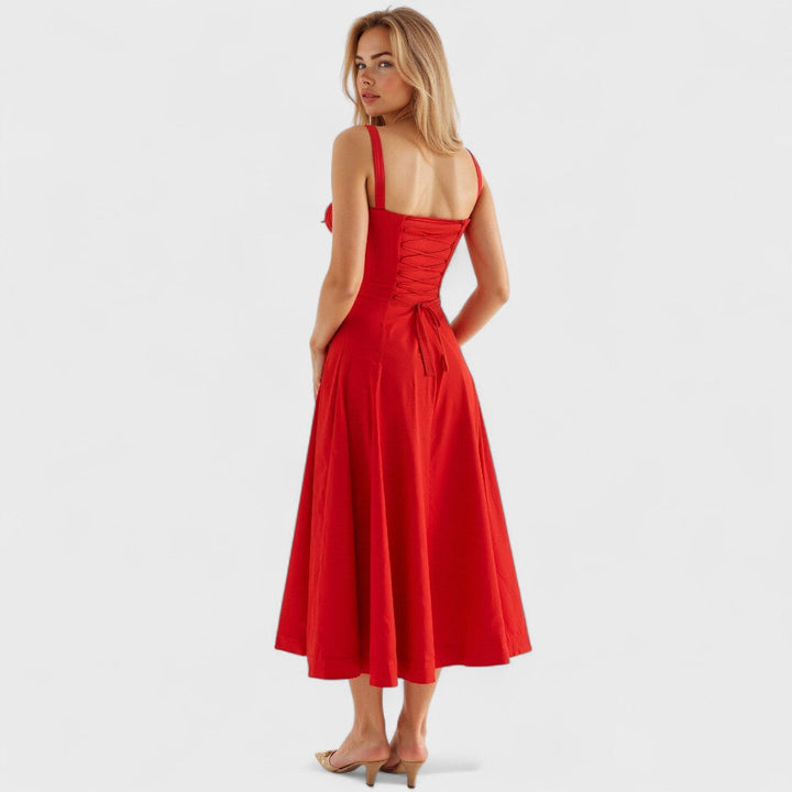 Kiana - Korzetové Midi Šaty