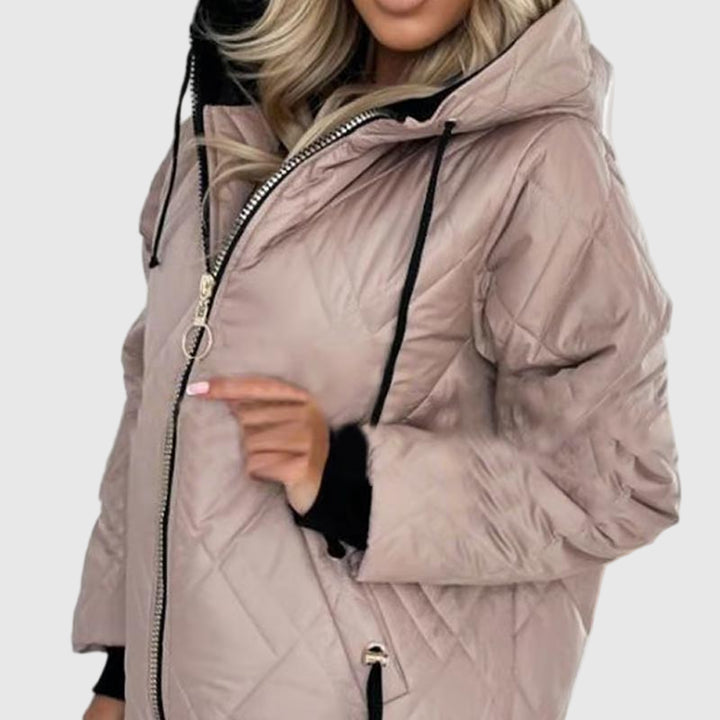 Jayne - Prošívaná Teplá a Elegantní Parka