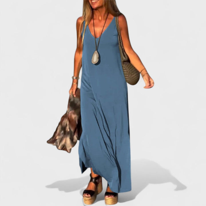 Berta - Lehké šaty s tenkými ramínky