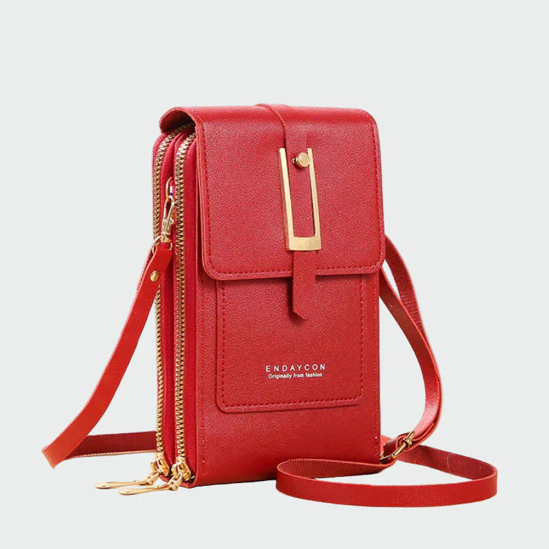 Elegantní kožená taška přes rameno