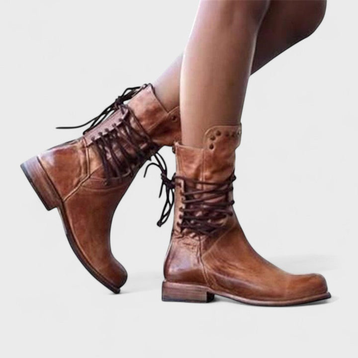 Loreva - Šněrovací kotníkové boty