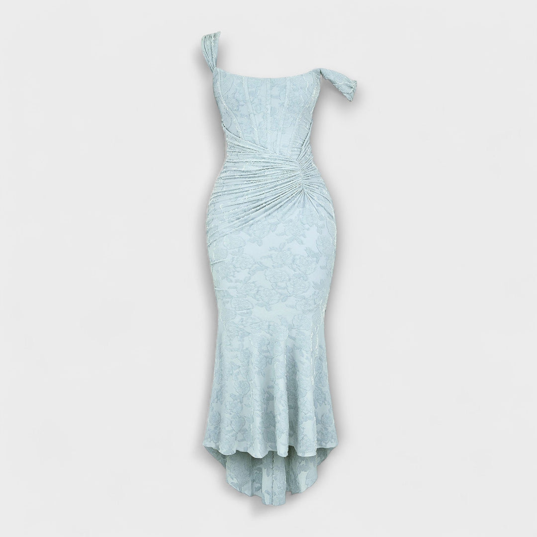 Renske - Dlouhé šaty s elegantním a rafinovaným korzetem