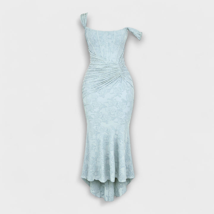 Renske - Dlouhé šaty s elegantním a rafinovaným korzetem