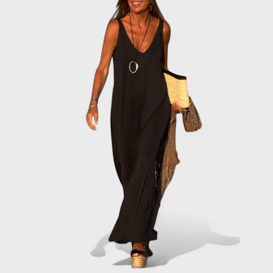 Berta - Svěží Šaty s Tenkými Ramínky