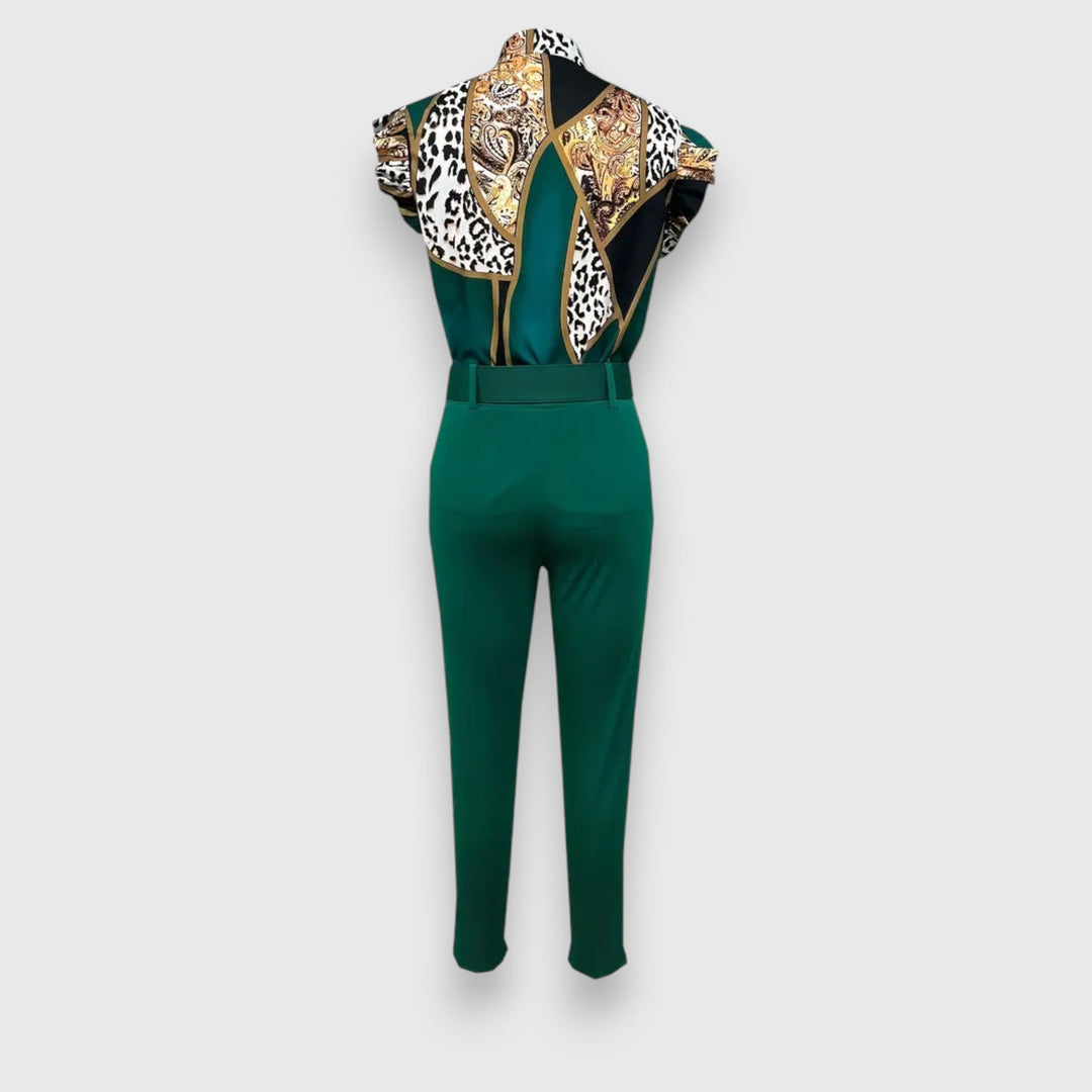 Sada dvou kusů s moderním leopardím vzorem