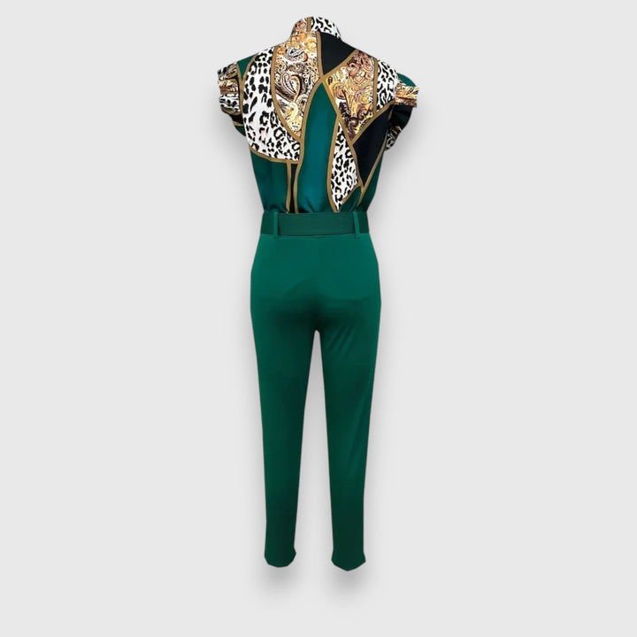 Sada dvou kusů s moderním leopardím vzorem