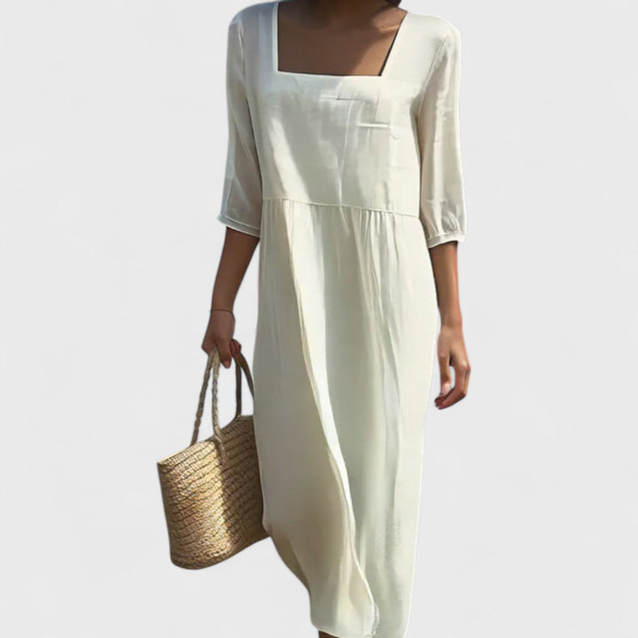 Eva - Lehká Lněná Šaty