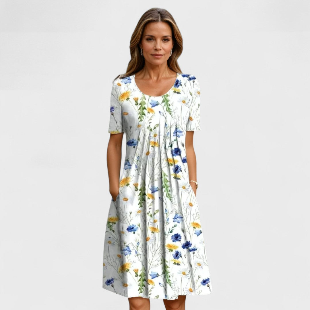 Marga - Elegantní Šaty s Pokrytím Břicha