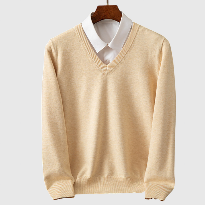 Bexford - Kašmírový svetr s výstřihem do V