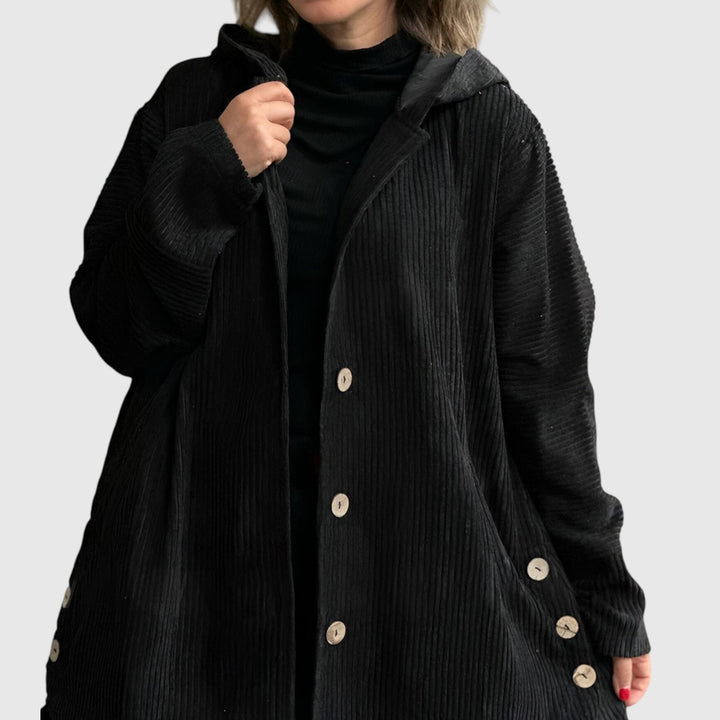 Cordia – Sametový kabát s kapucí