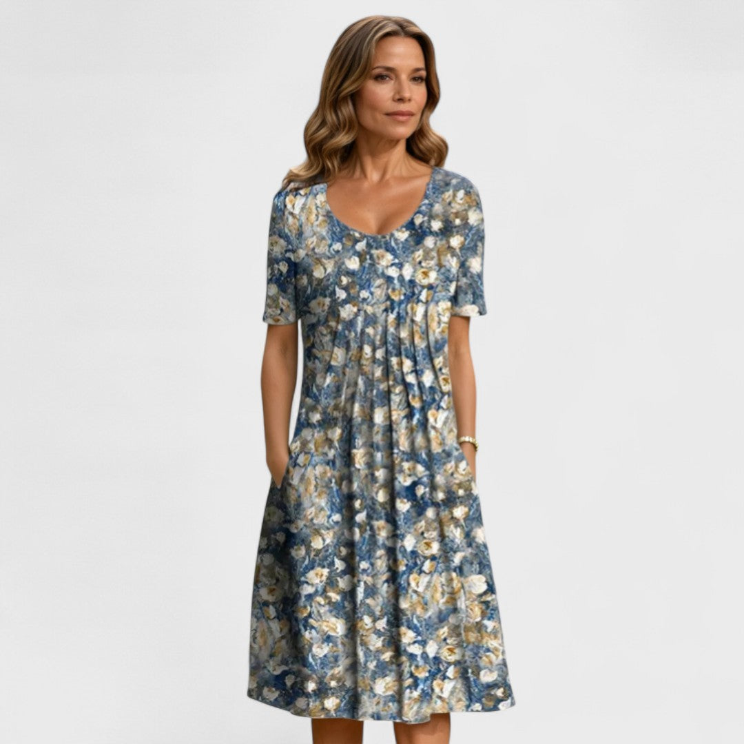 Marga - Elegantní Šaty s Pokrytím Břicha