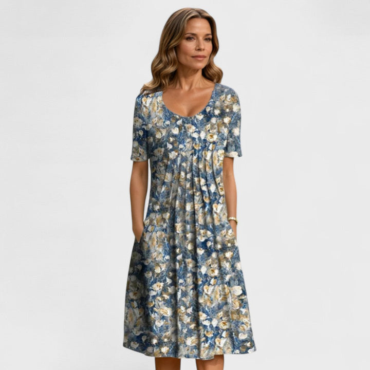 Marga - Elegantní Šaty s Pokrytím Břicha