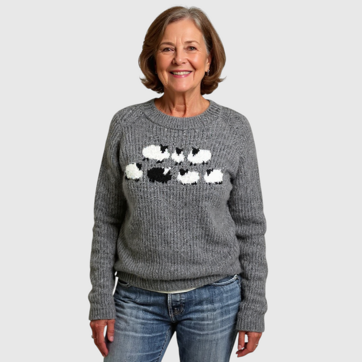 Ellie - Vintage islandský vlněný svetr