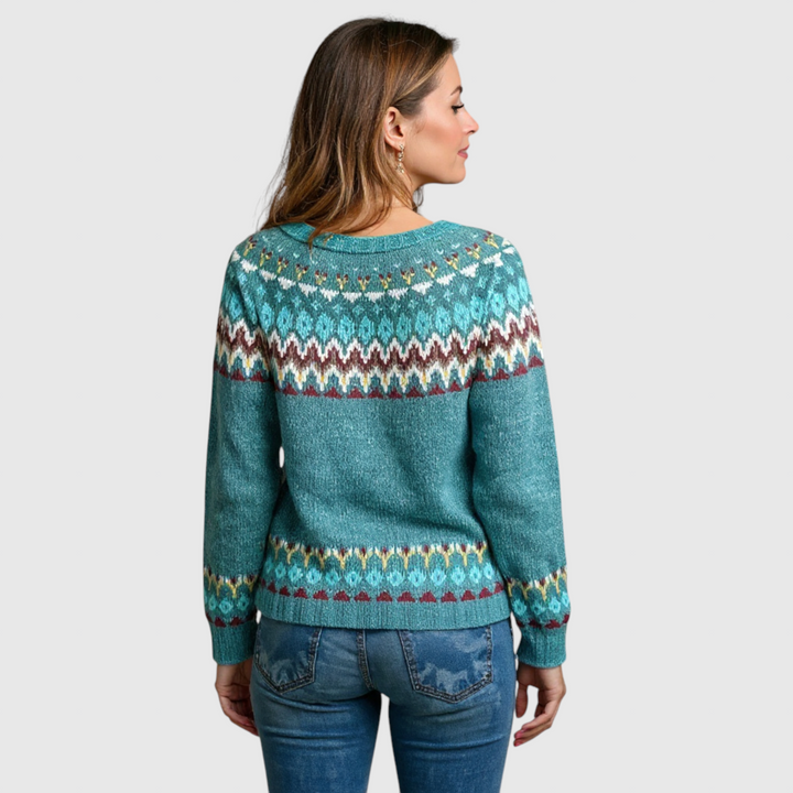 Sofia - Vintage islandský vlněný svetr