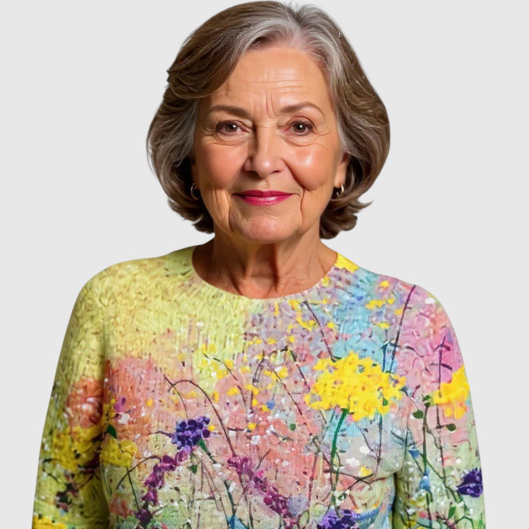 Grace - Vintage islandský vlněný svetr