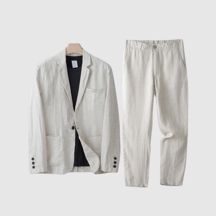 Libuše– Lněný komplet s přirozenou elegancí