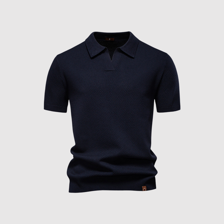 Libuše – Strukturované polo tričko pro elegantní a pohodlný styl