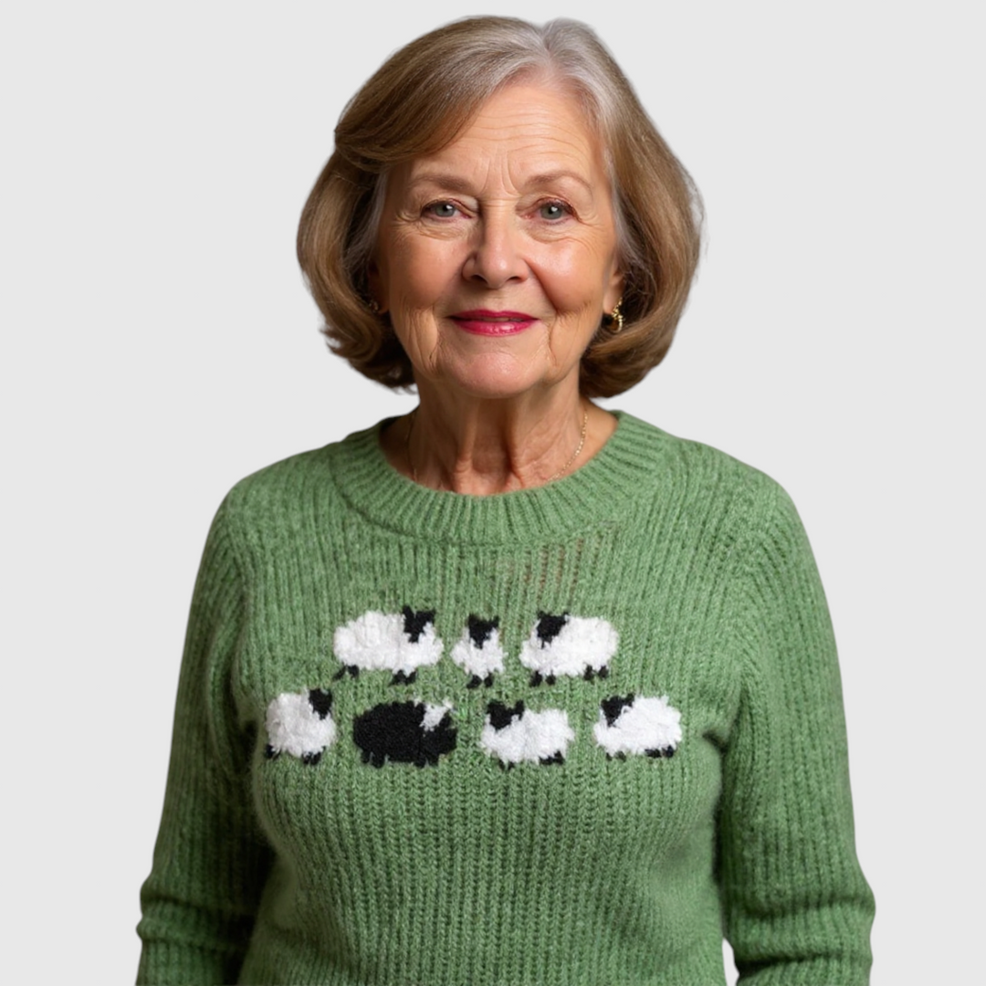 Addison - Vintage islandský vlněný svetr