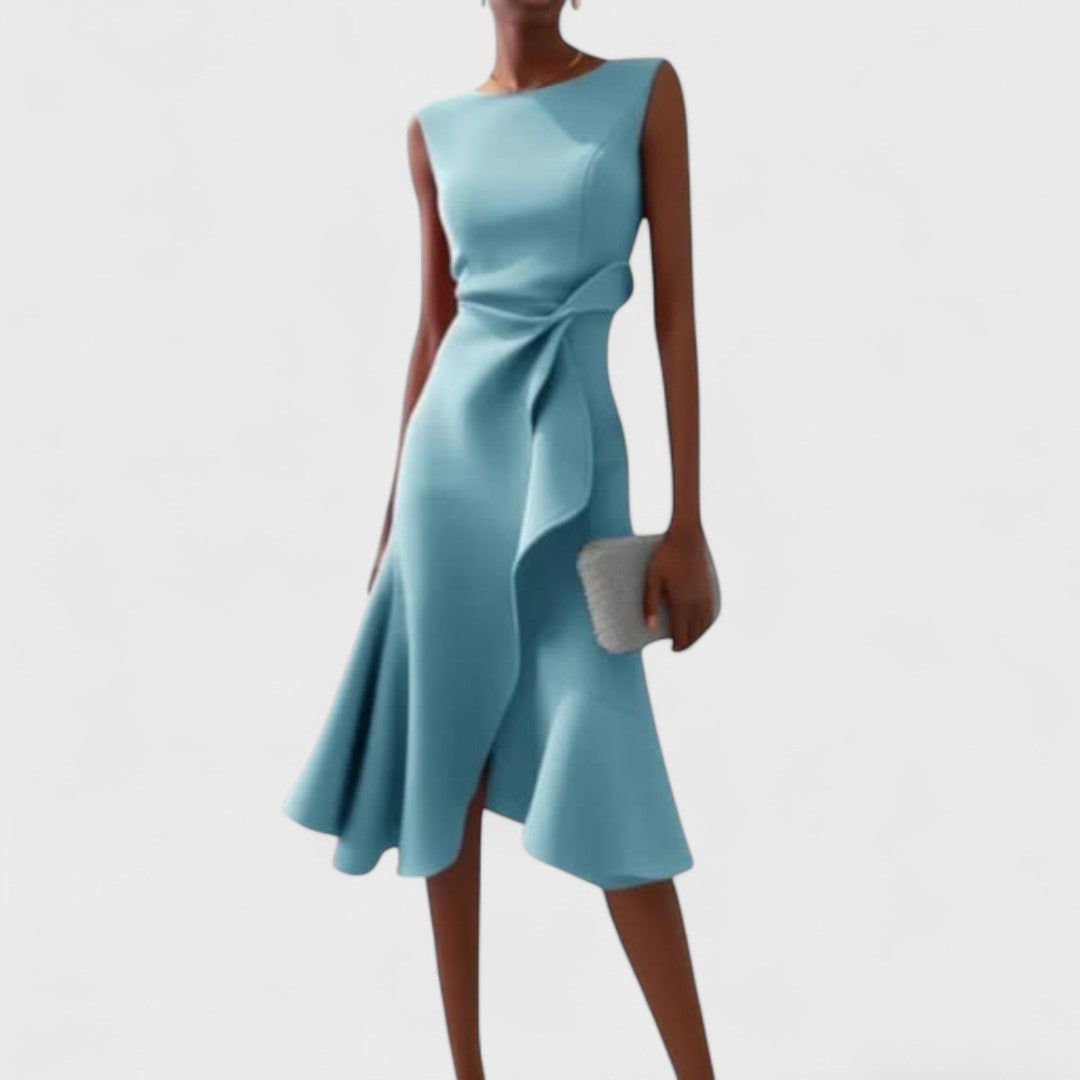 Andrea - Asymetrické šaty s elegantními sklady