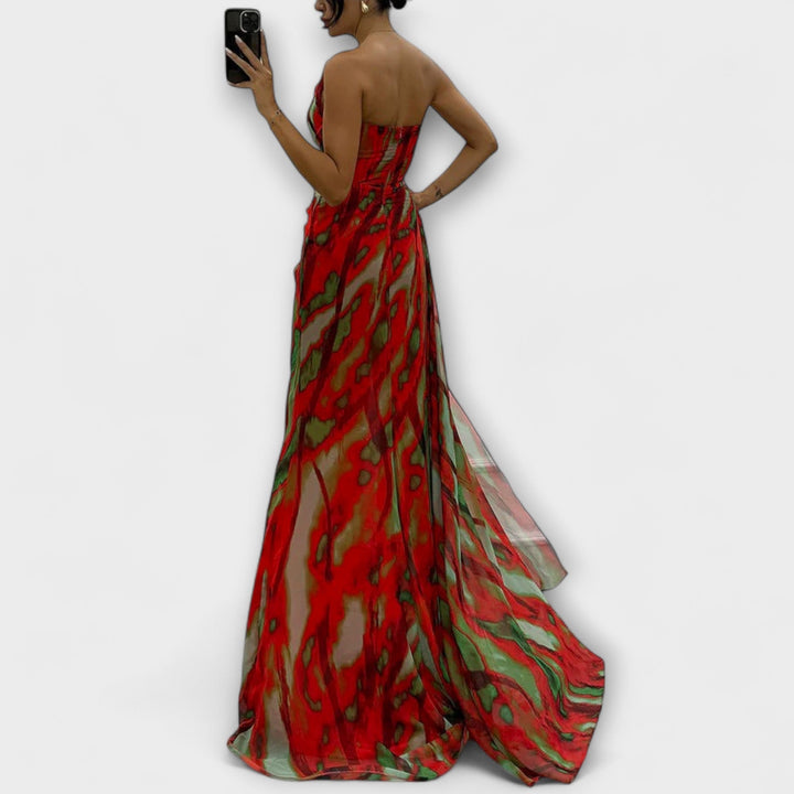 Noemi - Vibrantní Maxi-Kabát