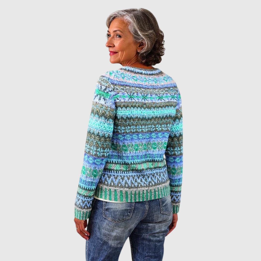 Audrey - Vintage islandský vlněný svetr