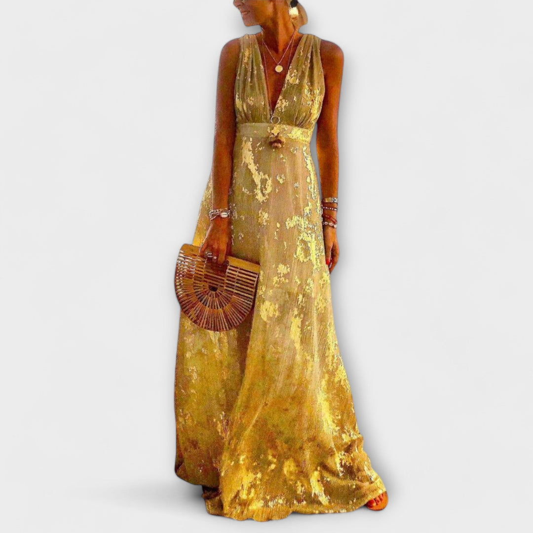 Plyšové šaty s V-výstřihem a detaily z flitrů