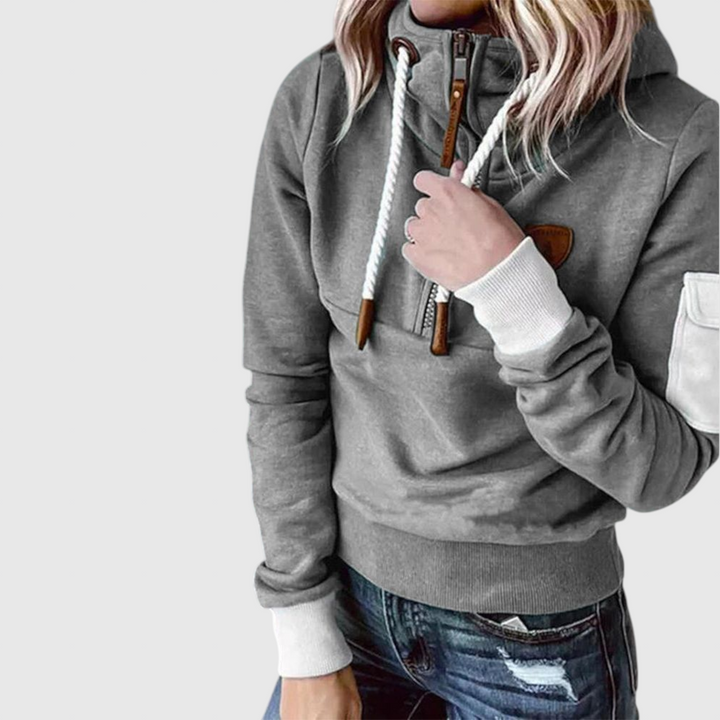 Andrea - Měkká mikina s kapucí