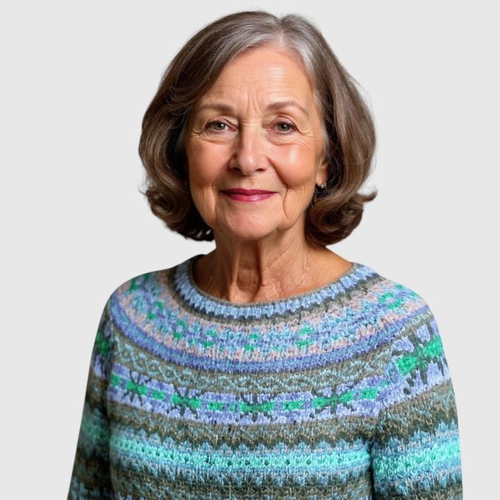 Audrey - Vintage islandský vlněný svetr