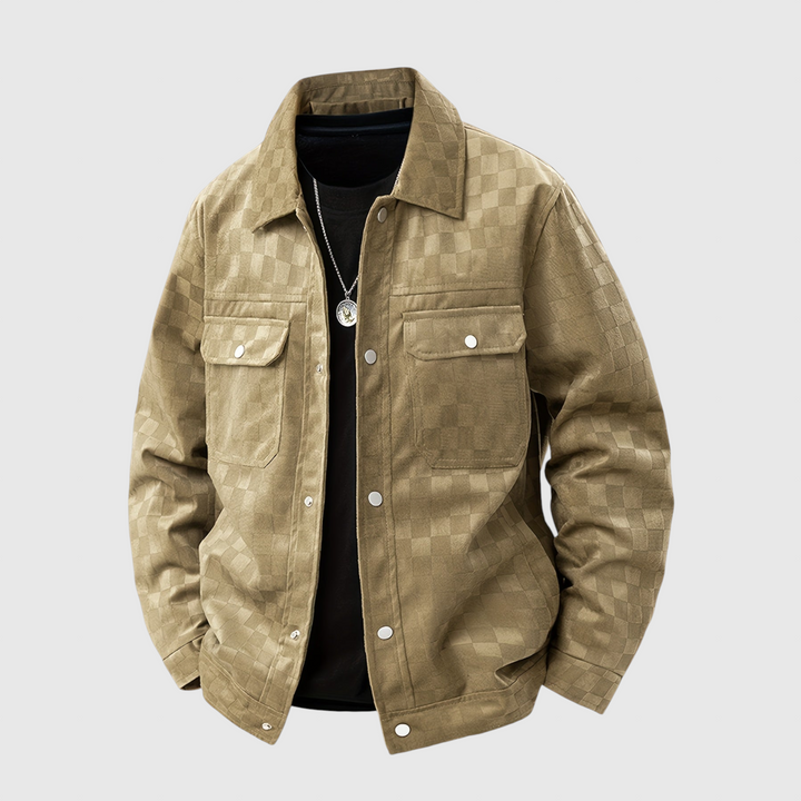 CALDERO - Károvaná Suede Bunda