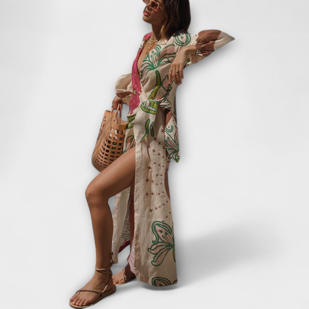 Tracey - Bindetunika Maxikleid