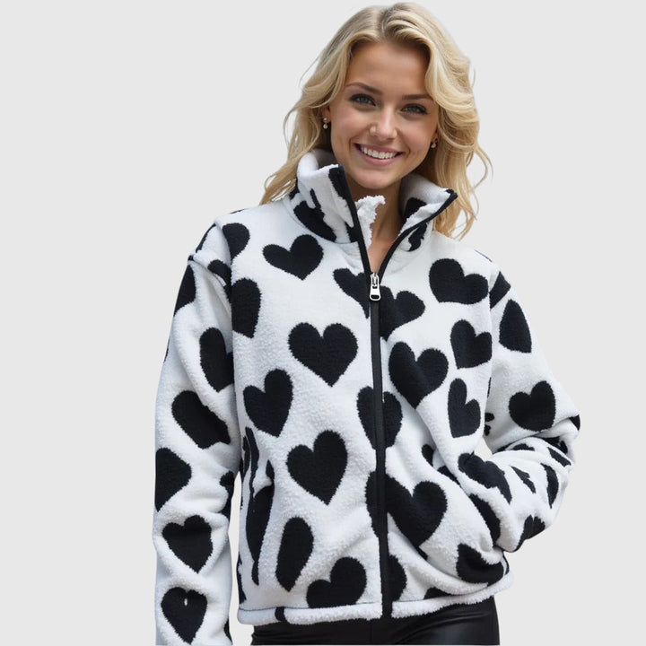 Katharina - Oboustranná srdcová bunda