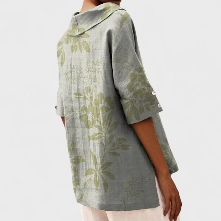 Krista - Elegantní blůza s výstřihem do V