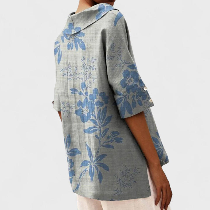 Krista - Elegantní blůza s výstřihem do V