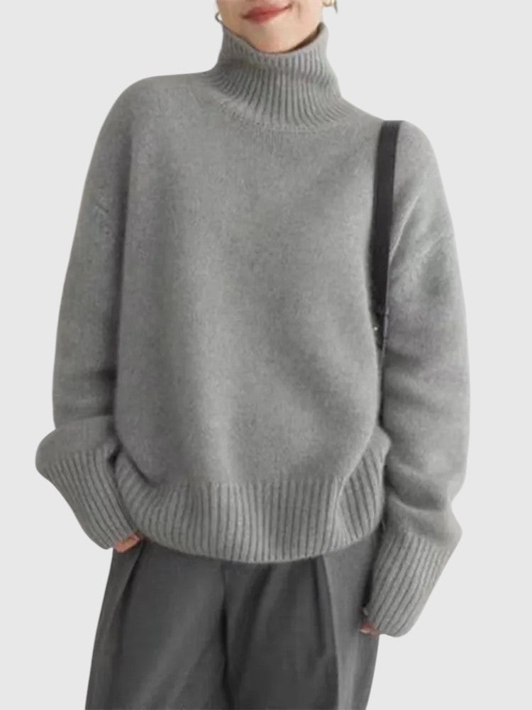 IIsabella - Dámský svetr s vysokým límcem