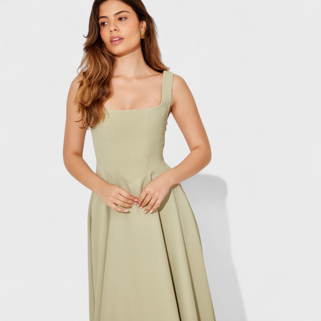 Amelia - Volné Midi Šaty