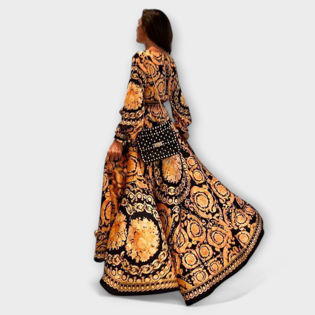 Zavinovací šaty - Boho dámské šaty s rozparkem