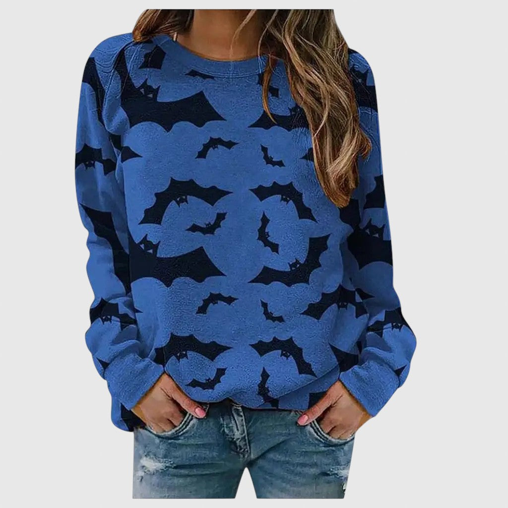 Libuše– Strašidelná mikina s netopýrem