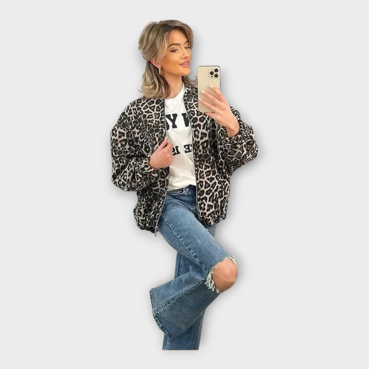 LIBUŠE-Elegantní svetr v šedé barvě