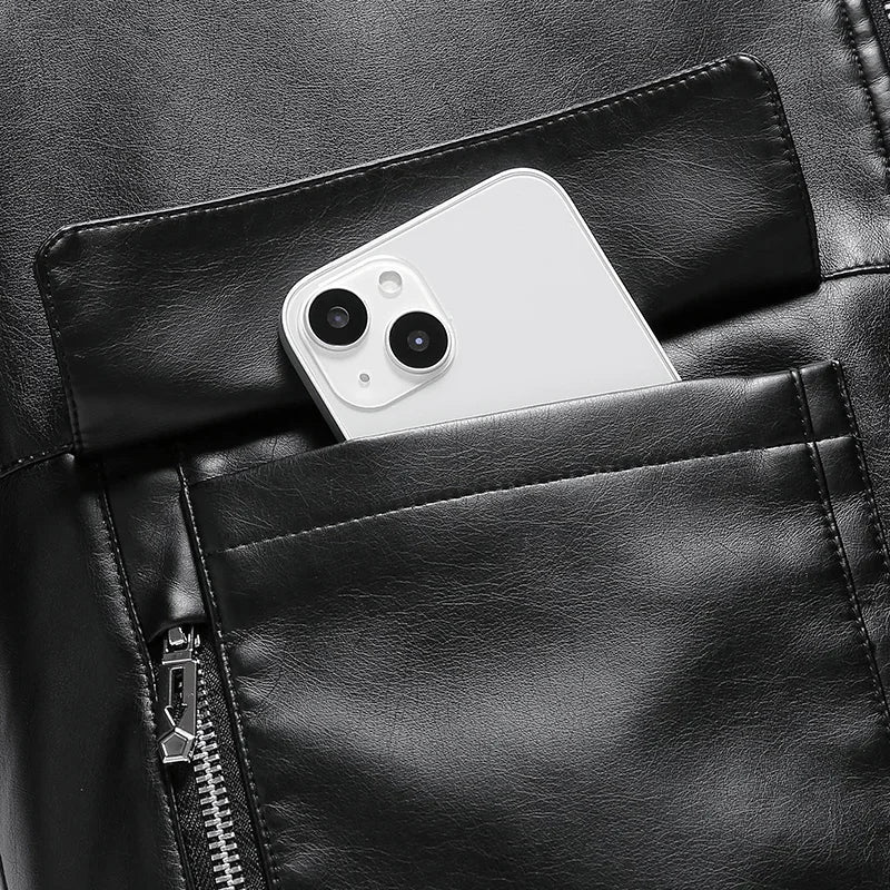 Pánská kožená bunda