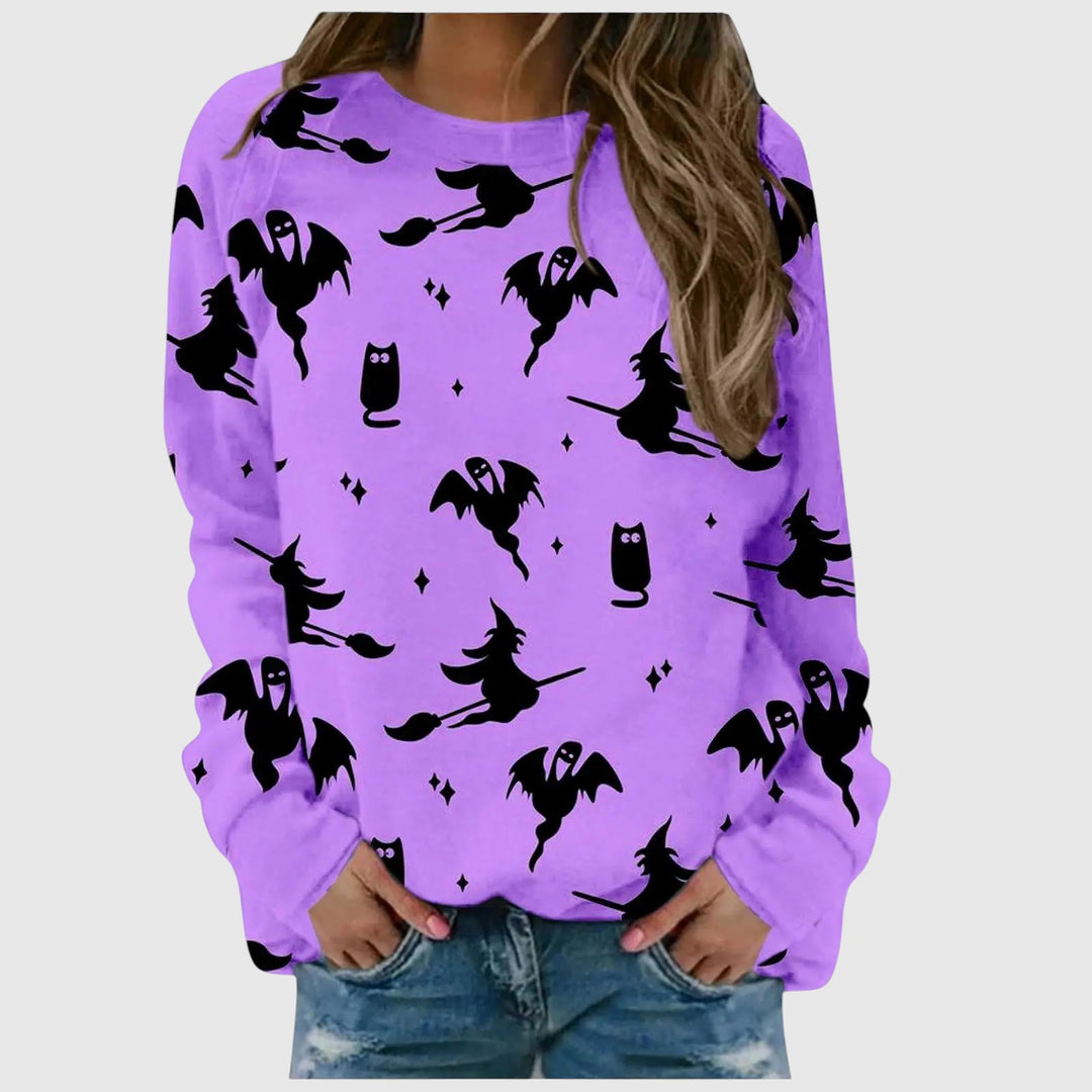 Libuše– Strašidelná mikina s netopýrem