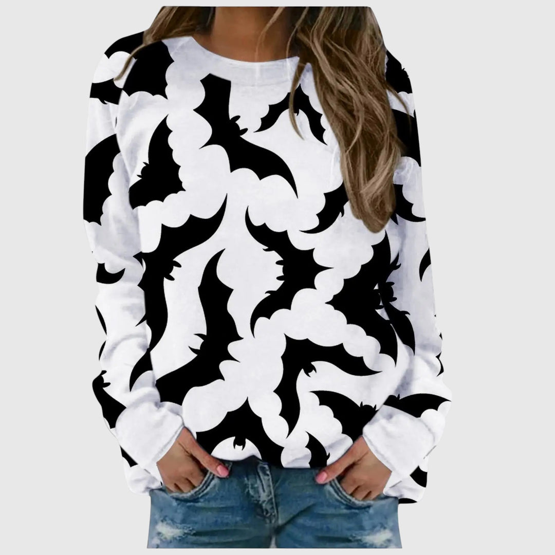 Libuše– Strašidelná mikina s netopýrem