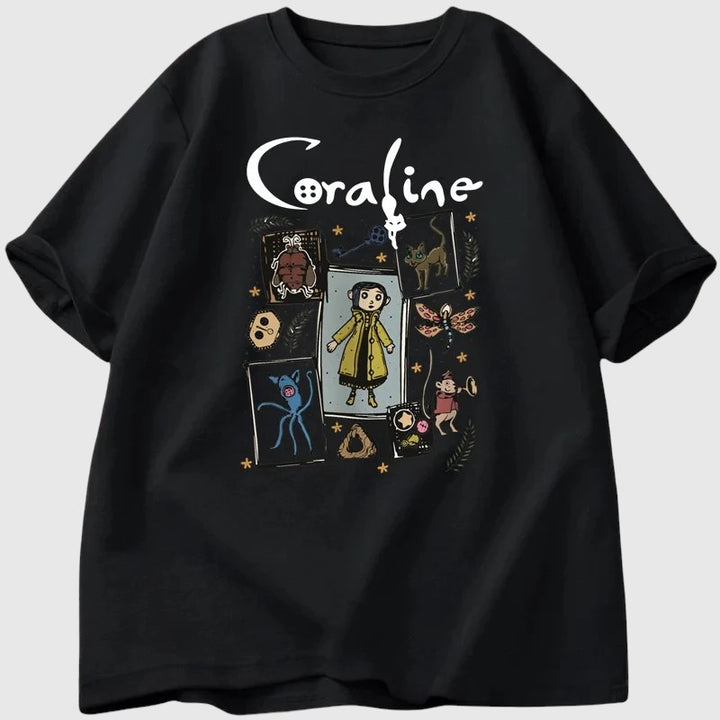 Libuše- Coraline Halloween Tričko