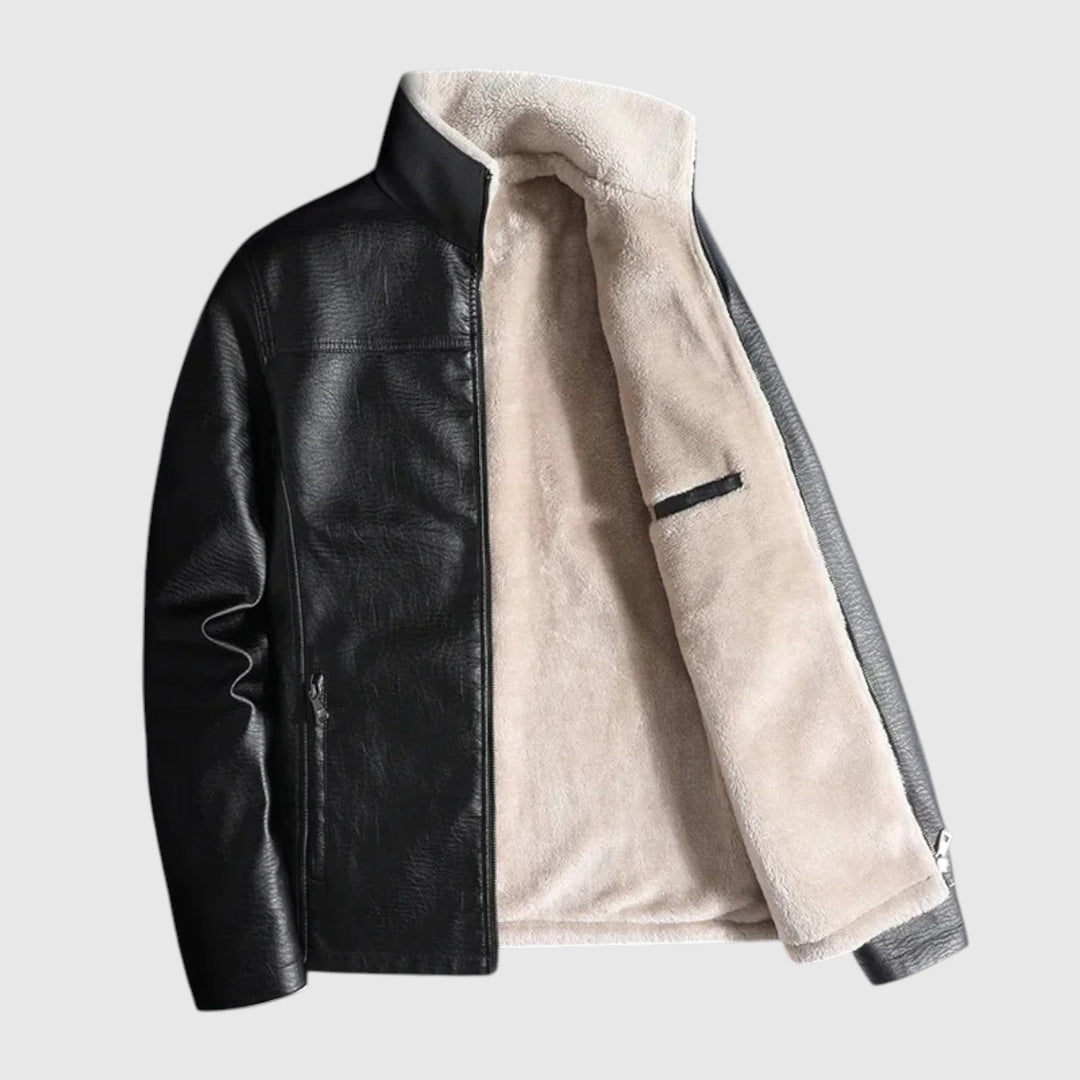 Milen-Podšité kožené sako