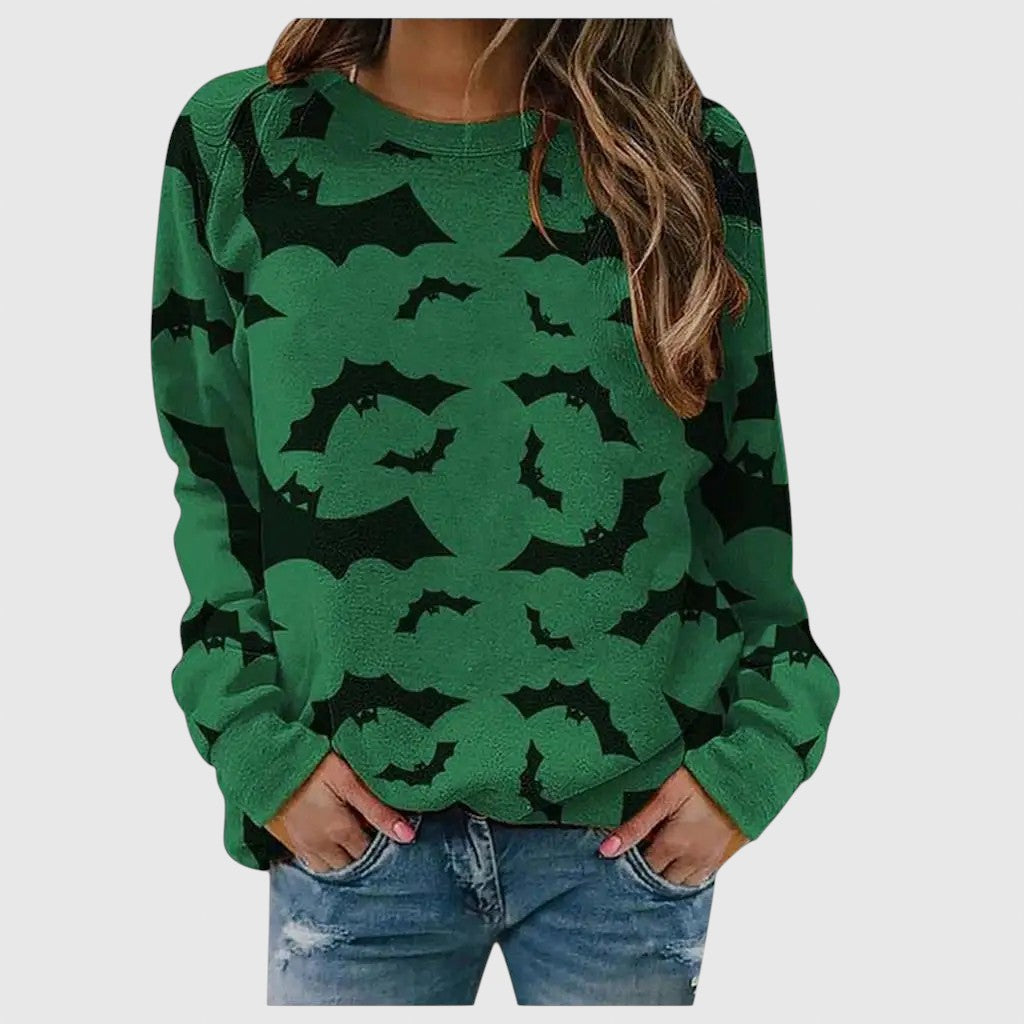 Libuše– Strašidelná mikina s netopýrem