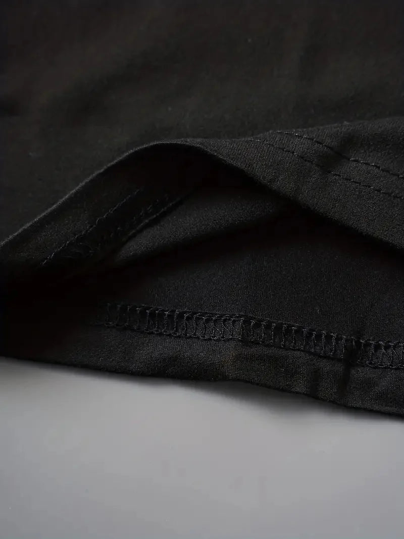 Unisex černé tričko s kočkou a dýní - ideální pro Halloween oslavy a dekorace