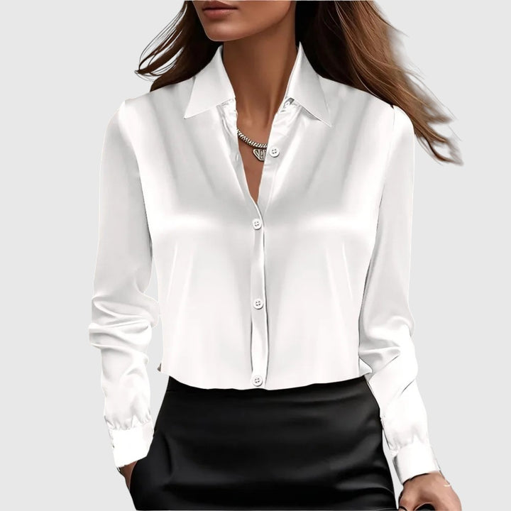 Lucie – elegantní saténová košile