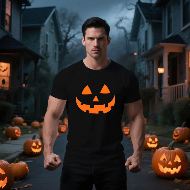 MAIHUN Halloween Dětské tričko pro muže Hocus Pocus Trička s dýňovým obličejem Vtipné tričko 3D tištěné pánské tričko