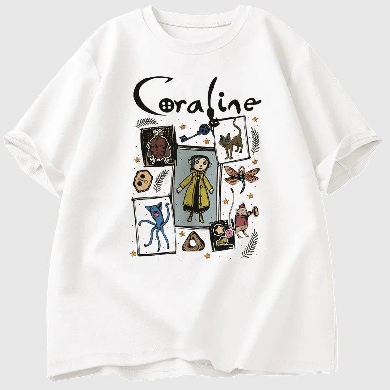 Libuše- Coraline Halloween Tričko